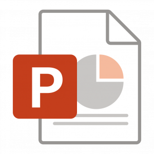PowerPoint pptx file type (icon)